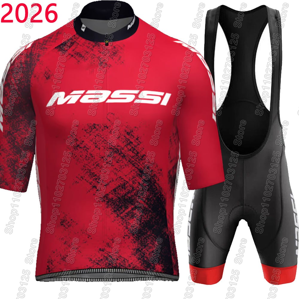Summer Clothing In Spanish - Massi 2026 Team Cycling Jersey Set