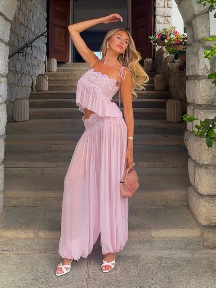 Summer Vacation Clothing Women - 2026 Summer Fashion Square Neck Ruffled