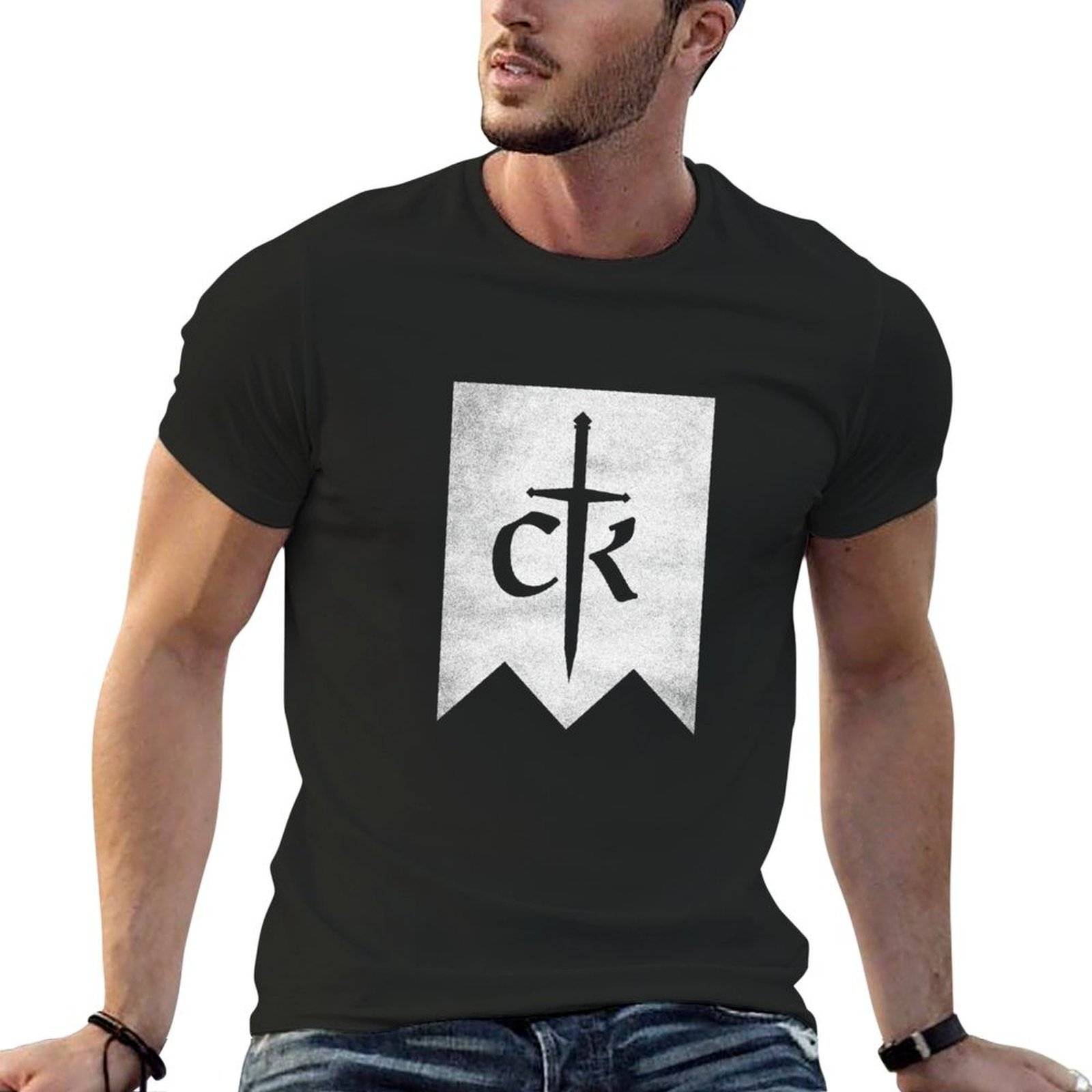 Summer Clothing Aesthetic - Crusader Kings 3 Distressed Logo T-Shirt