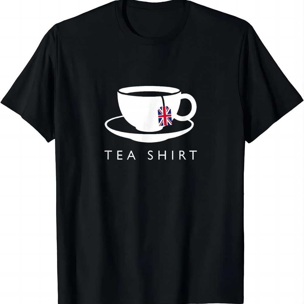 Summer Clothing Uk Men - I Love English Tea UK Flag