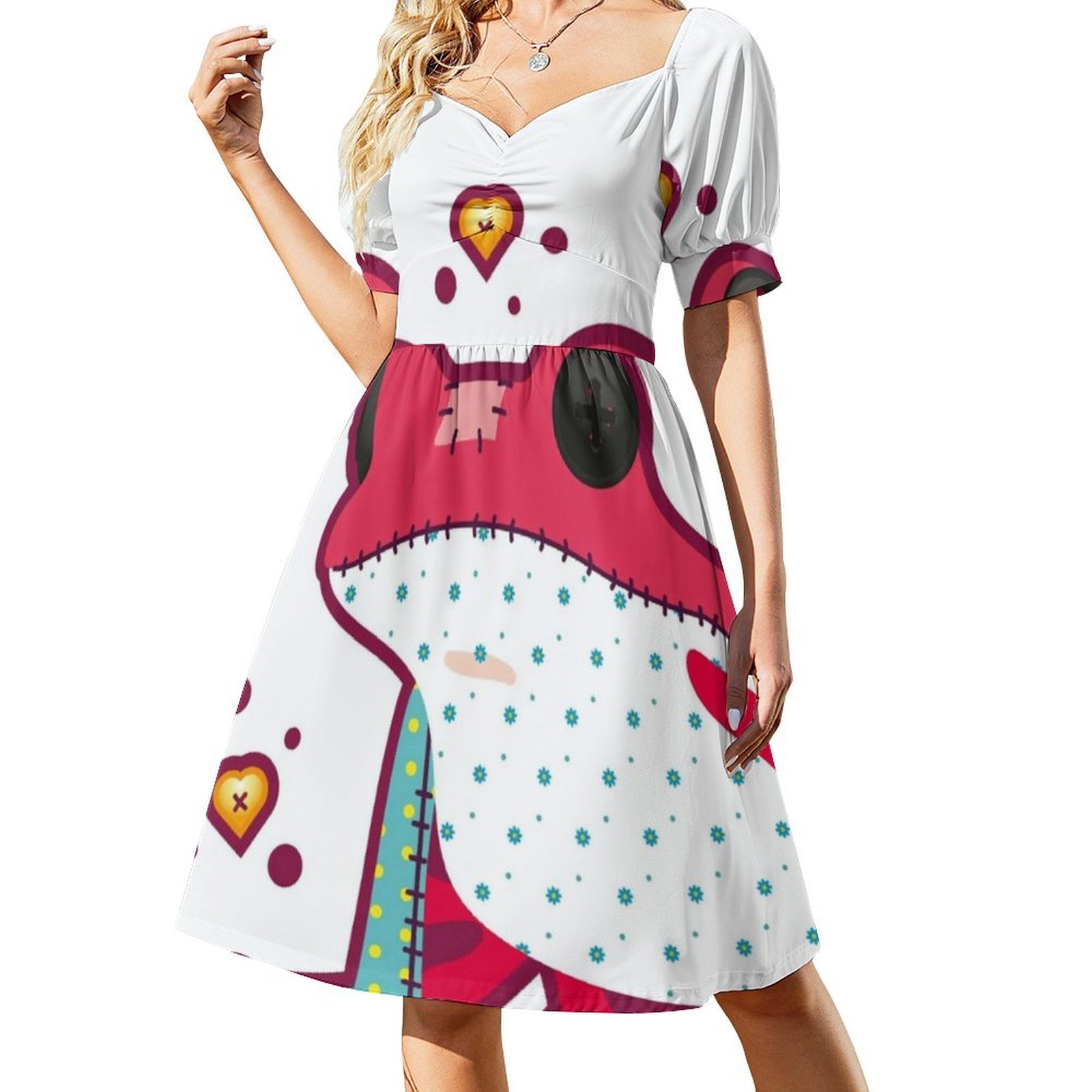 Ragdoll Frog Bohemian Sleevele - Summer Vacation Clothing Women recension och pris