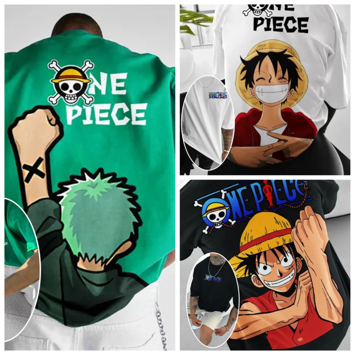 ONE PIECE Luffy Zoro 2025 Summ - Summer Clothing Trends 2025 recension och pris