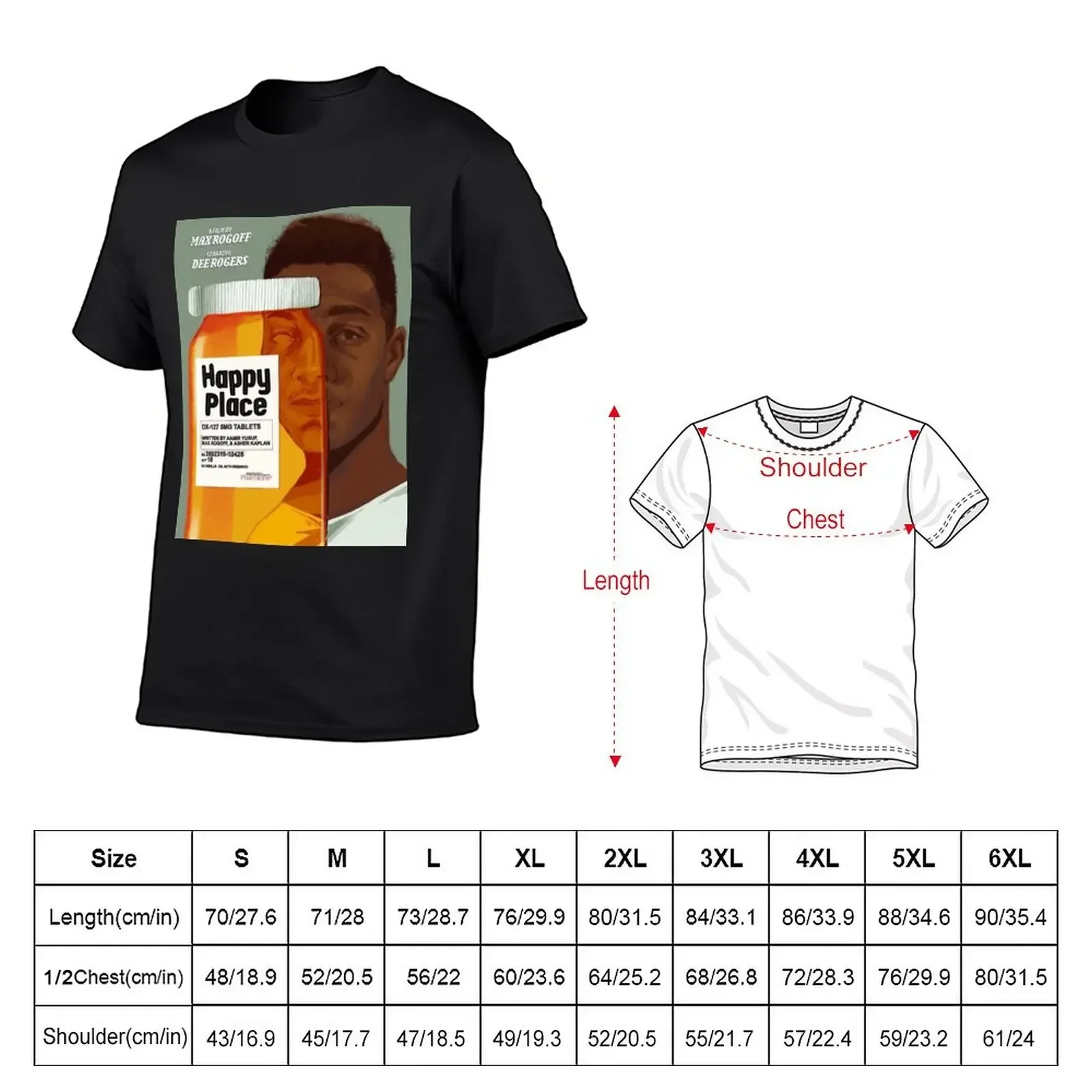 Happy Place T-Shirt vintage qu - Summer Clothing Places recension och pris