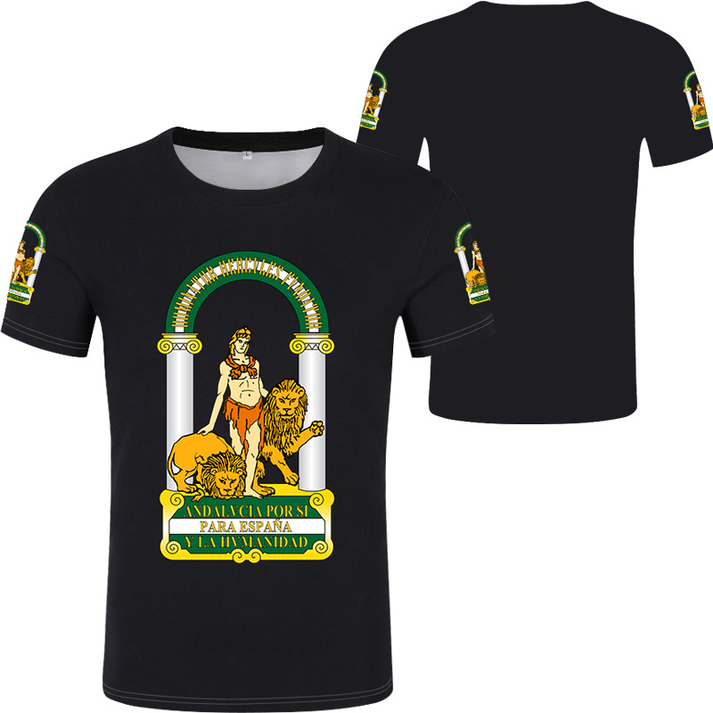 Andalusia Spain Flag Graphic T - Summer Clothing In Spanish recension och pris