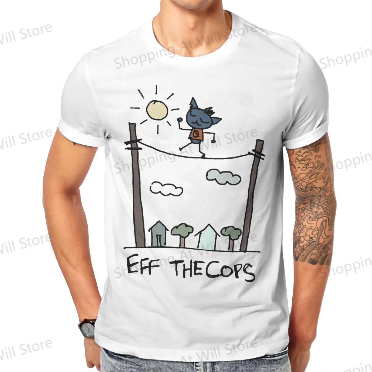 Summer Men's and Women's T-shi - Summer Clothing Drawing recension och pris