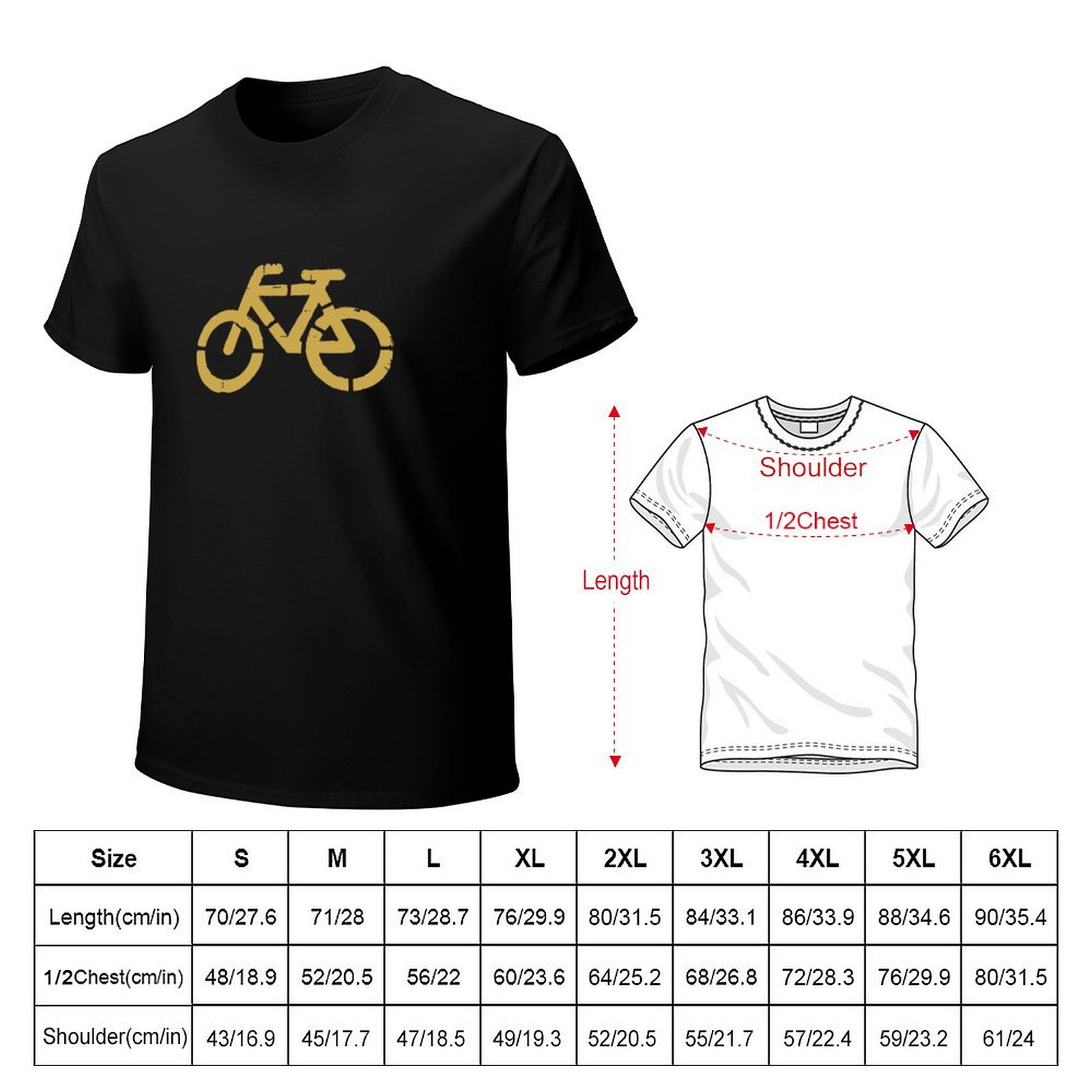 Bicycle traffic sign T-Shirt A - Summer Clothing Aesthetic recension och pris