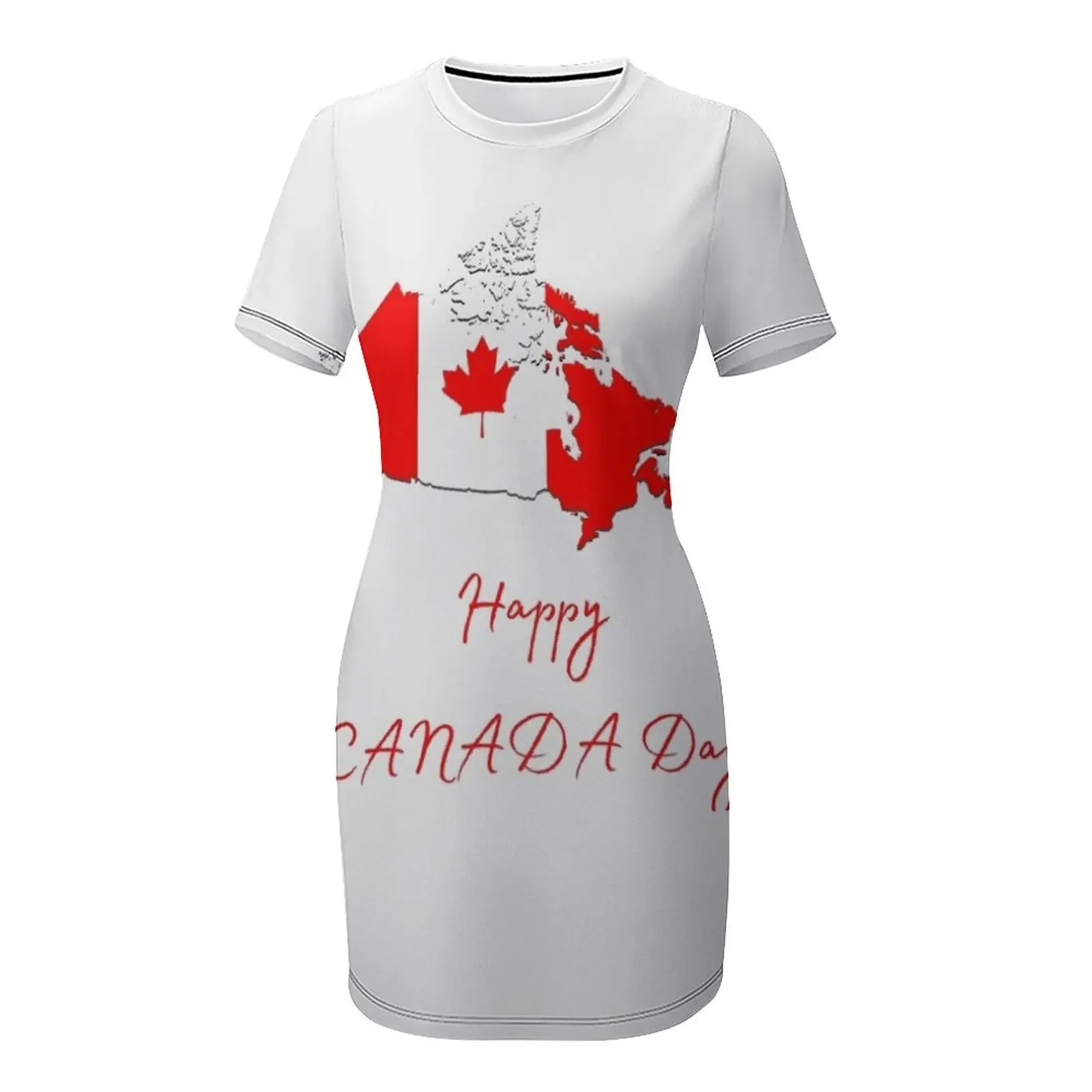 Happy Canada day Short-Sleeved - Summer Clothing Women Canada recension och pris
