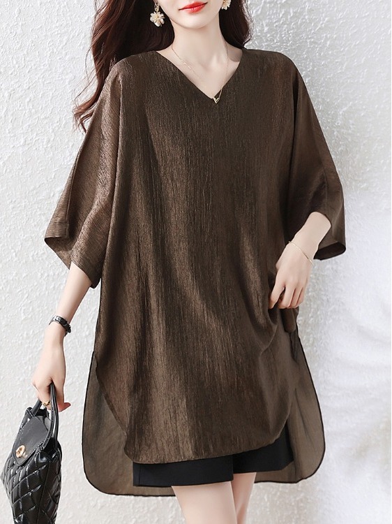 Simple Loose Fit Mid-Length T- - Summer Line Clothing Brand recension och pris