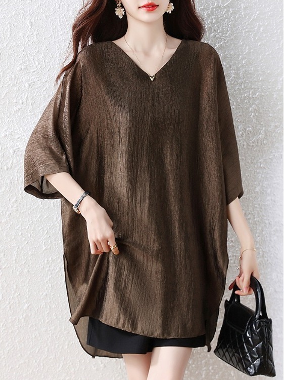 Simple Loose Fit Mid-Length T- - Summer Line Clothing Brand recension och pris