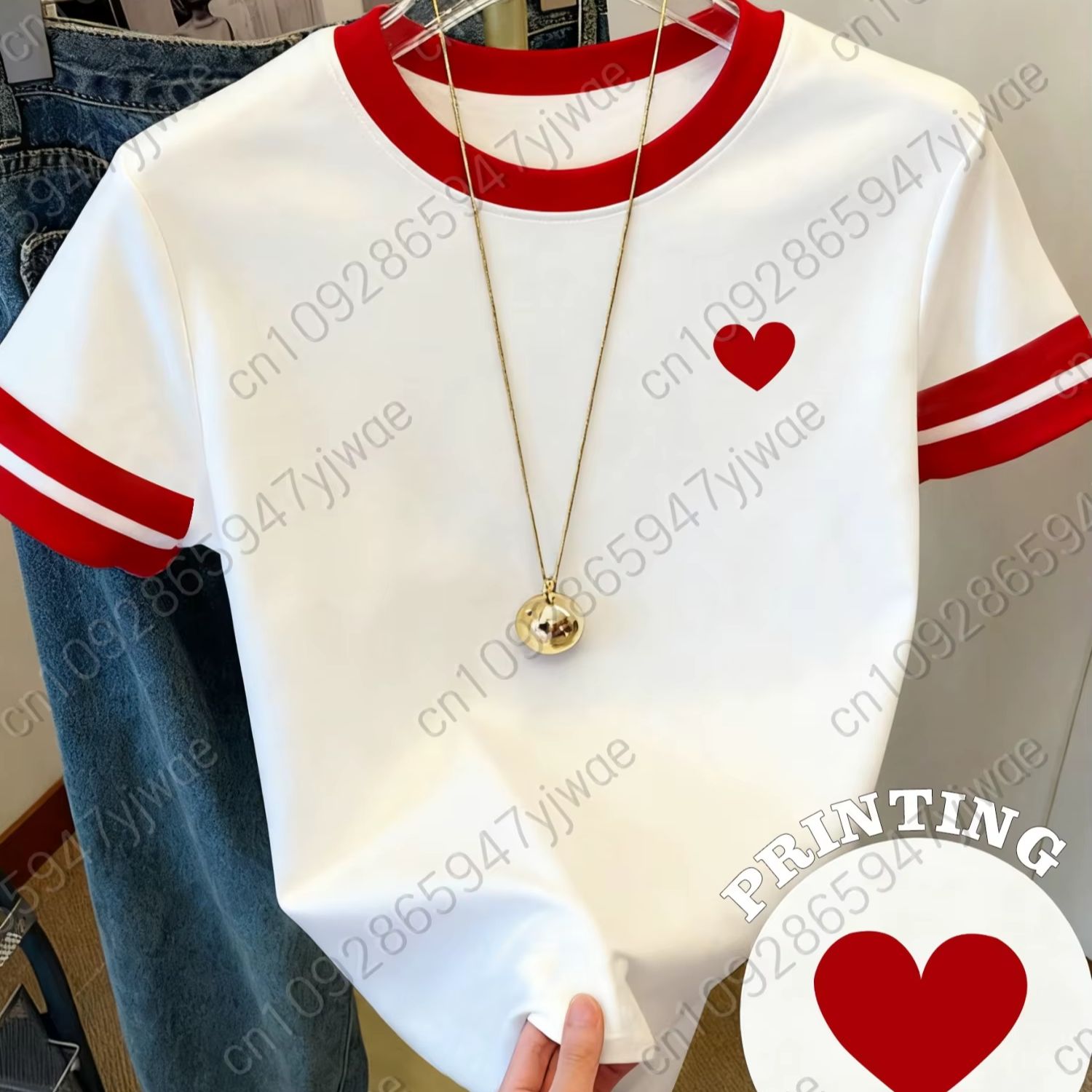 Womens Short Sleeve Valentines - Summer Days Clothing recension och pris