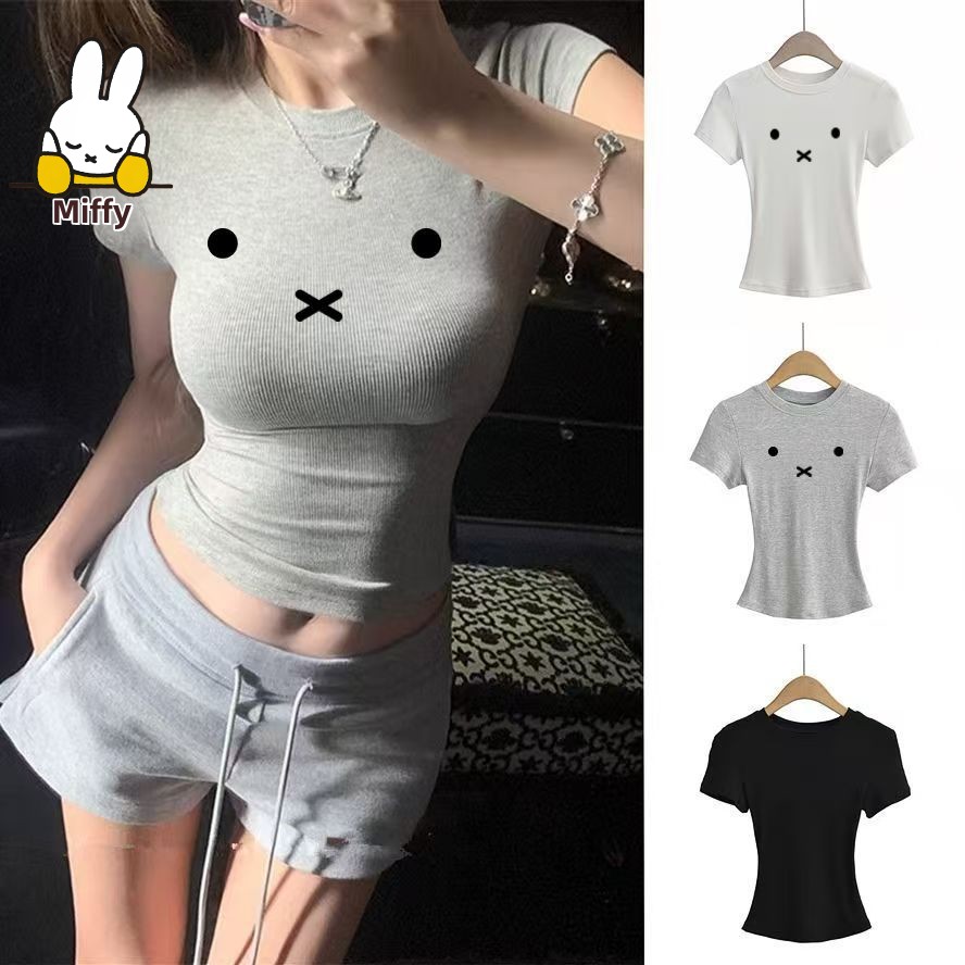 Kawaii Miffy T-shirt New Ameri - Summer Clothing Places recension och pris