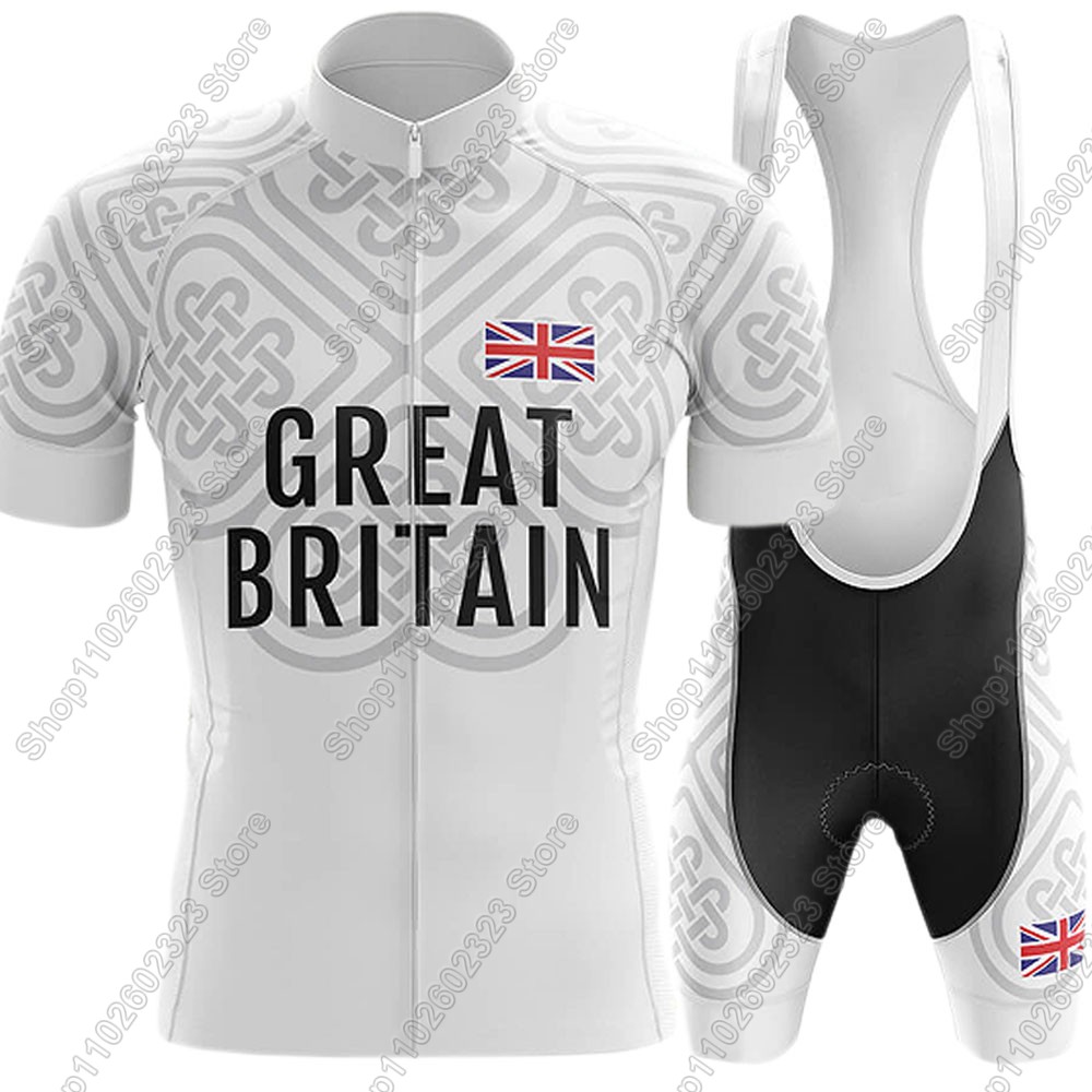 Britain Team 2025 Cycling Jers - Summer Clothing Uk Men recension och pris