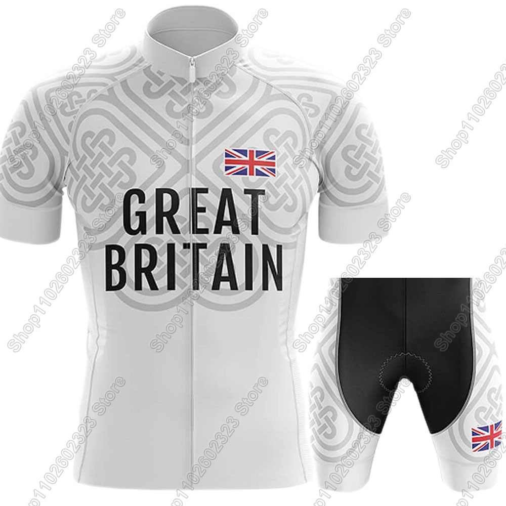 Britain Team 2025 Cycling Jers - Summer Clothing Uk Men recension och pris