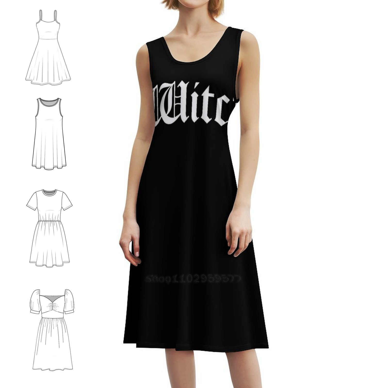 Witch Bohemian Sleeveless Dres - Summer Vacation Clothing Women recension och pris