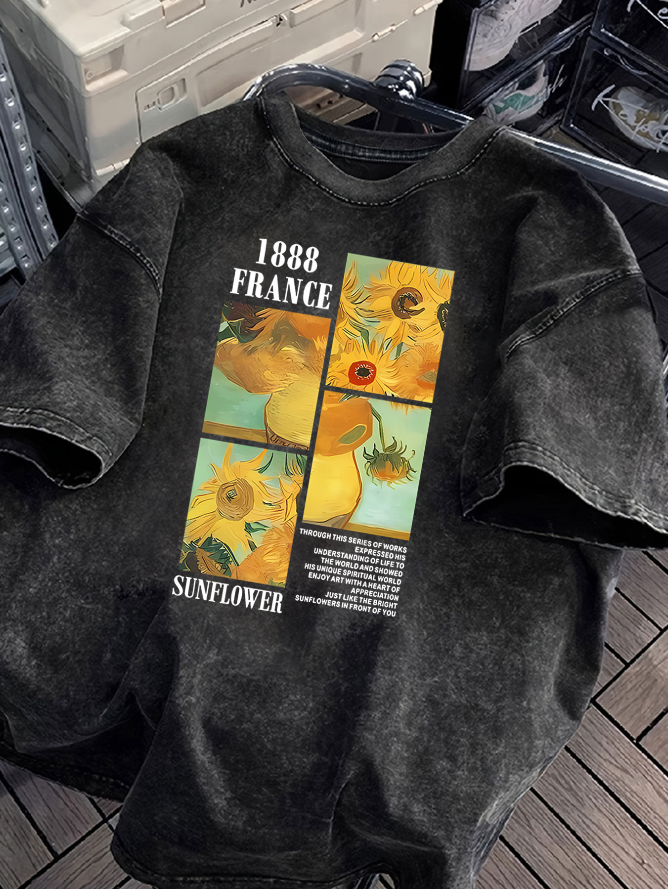 Washed Vintage t-shirts for Wo - Summer Clothing Drawing recension och pris