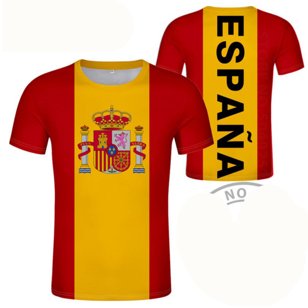 Spain Football Jersey 3D Proud - Summer Clothing In Spanish recension och pris