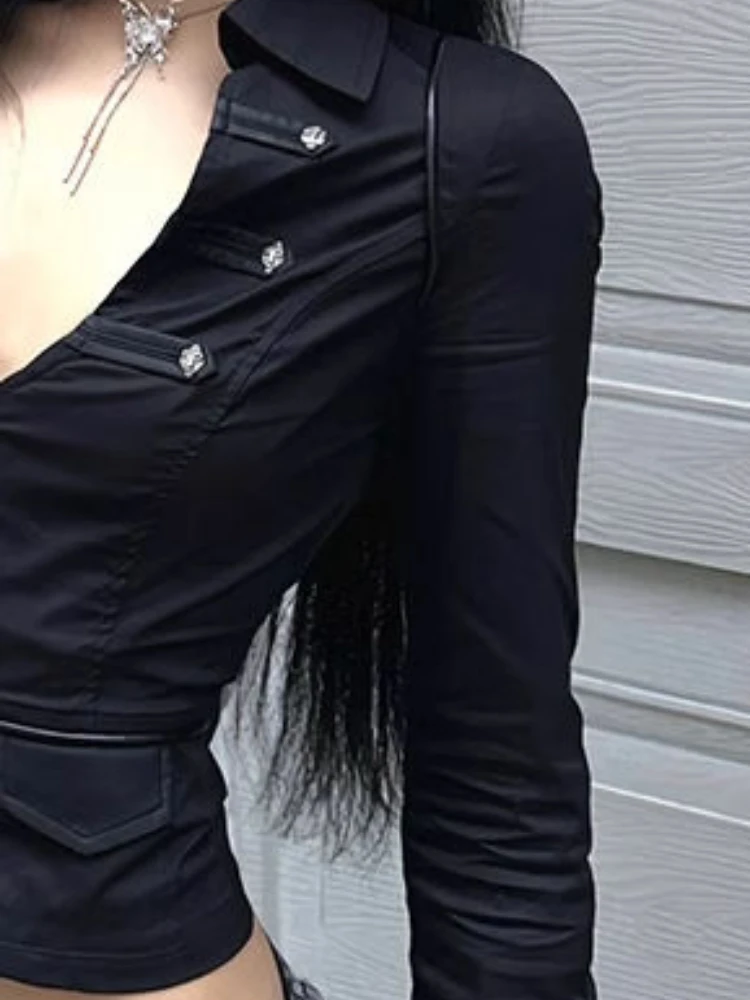 Y2k Aesthetic Women Sexy Blous - Summer Clothing Aesthetic recension och pris