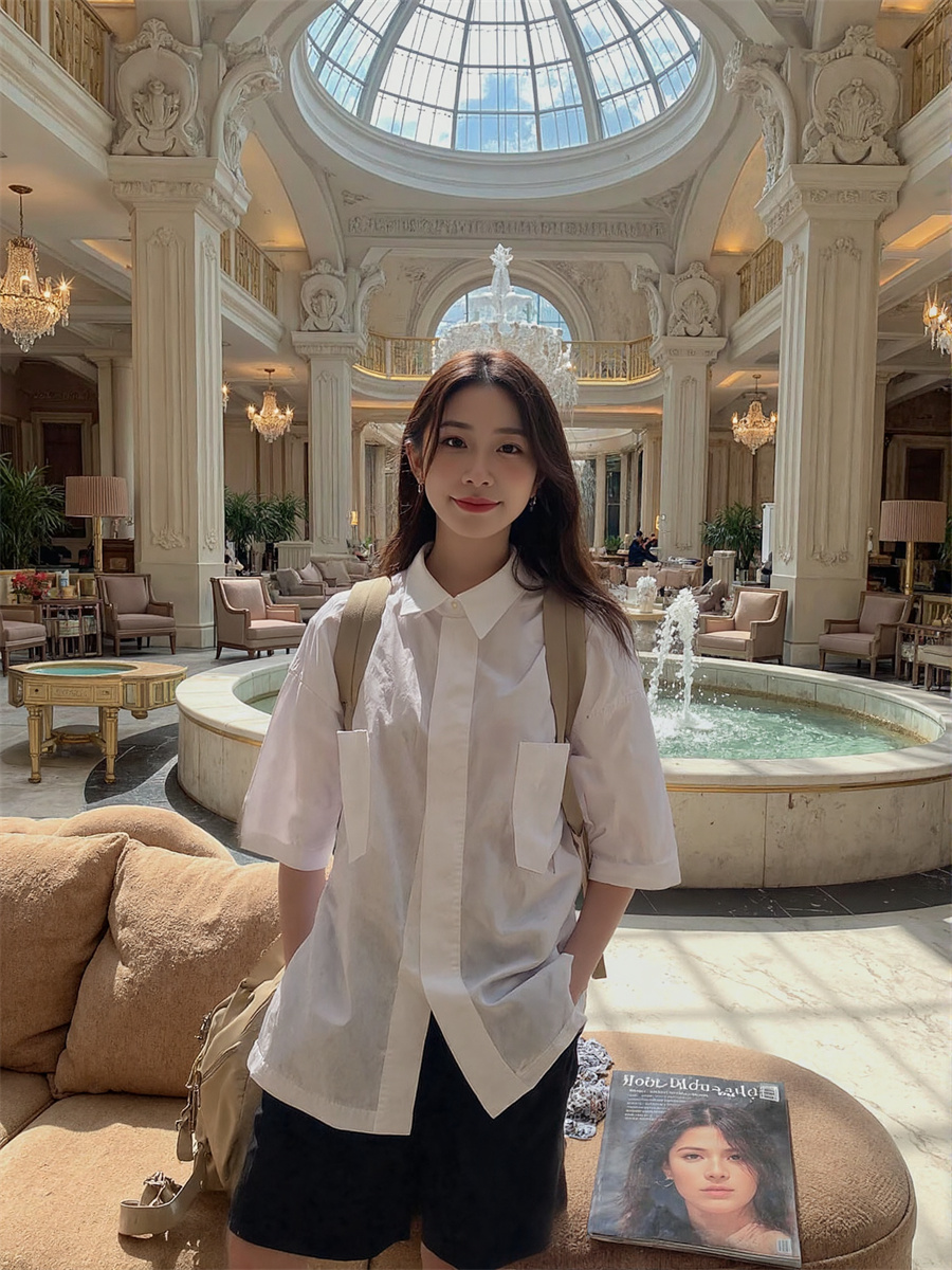 Short Sleeve Korean Style Shir - Summer Clothing Trends 2025 recension och pris