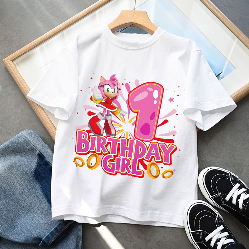 Sonics Cartoon Birthday Number - Summer Rose Clothing recension och pris