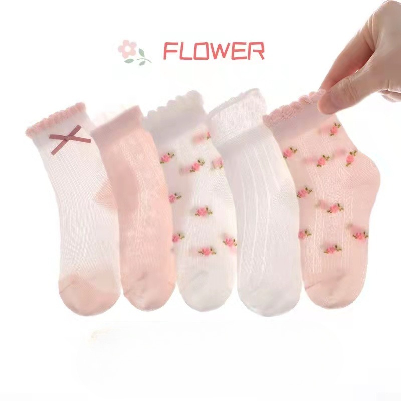 Girls Socks Cute Flowers Patte - Summer Clothing Baby Girl recension och pris