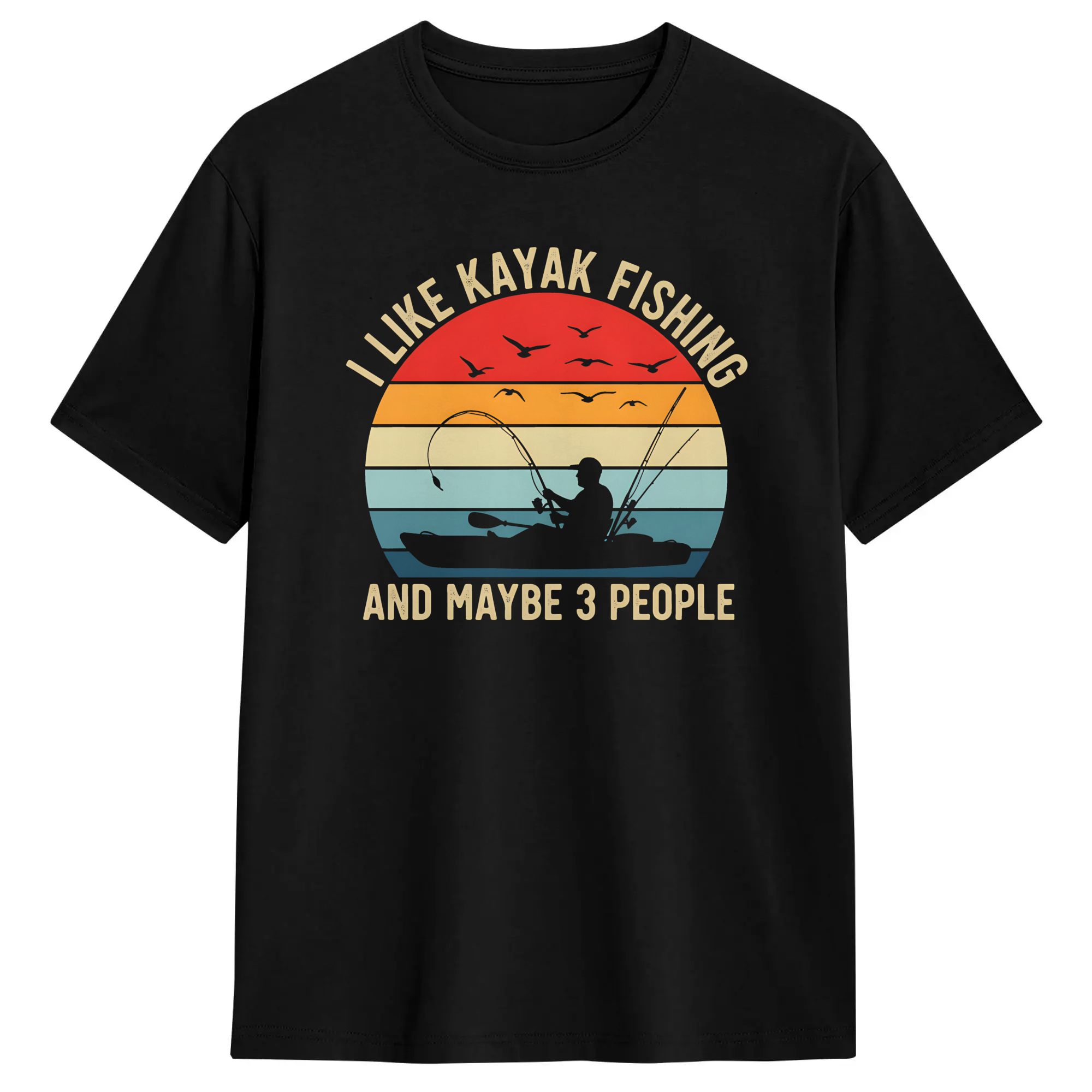 Kayak Fishing  T Shirt Summer  - Summer Kayaking Clothing recension och pris