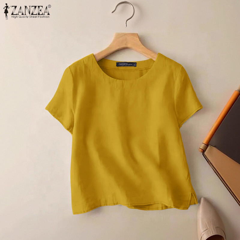 ZANZEA Summer Casual Cotton Bl - Summer Days Clothing recension och pris