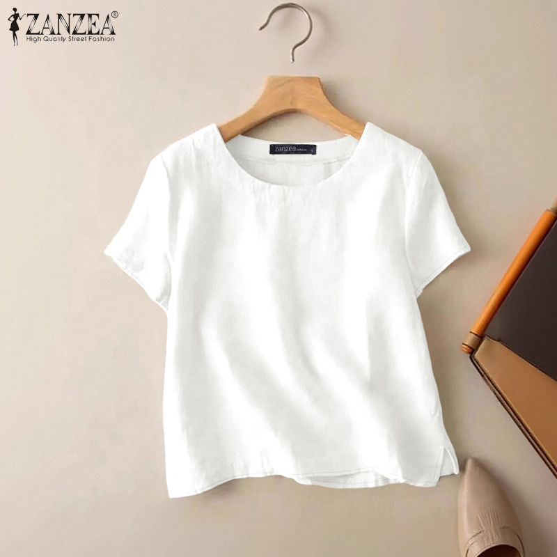 ZANZEA Summer Casual Cotton Bl - Summer Days Clothing recension och pris