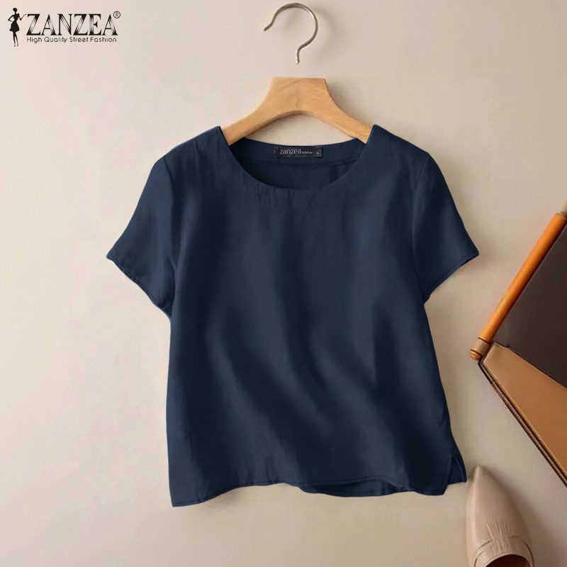 ZANZEA Summer Casual Cotton Bl - Summer Days Clothing recension och pris