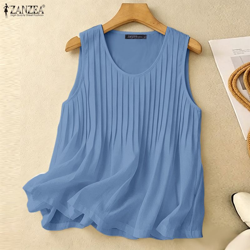 ZANZEA Woman Summer Pintuck Ta - Summer Clothing Plus Size recension och pris