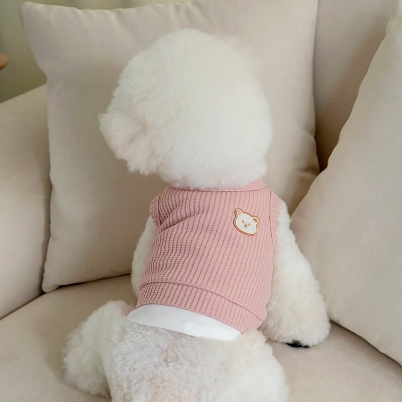 Yellow Waffle Pet Clothes Summ - Soft Summer Yellow Clothing recension och pris