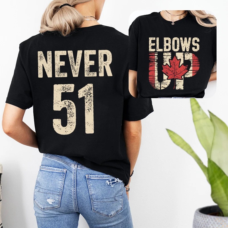Retro Elbows Up Never 51 Canad - Summer Clothing Women Canada recension och pris