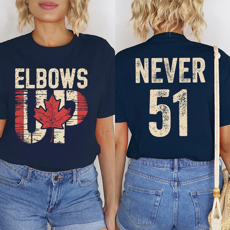 Retro Elbows Up Never 51 Canad - Summer Clothing Women Canada recension och pris
