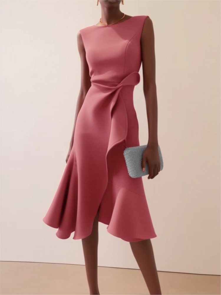 Elegant Women's Evening Dress  - Summer Clothing Drawing recension och pris