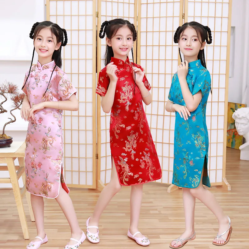 Summer Children's Cheongsam Mo - Summer Clothing Baby Girl recension och pris
