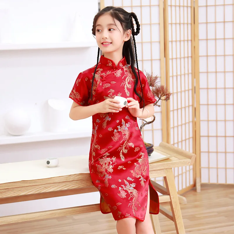 Summer Children's Cheongsam Mo - Summer Clothing Baby Girl recension och pris