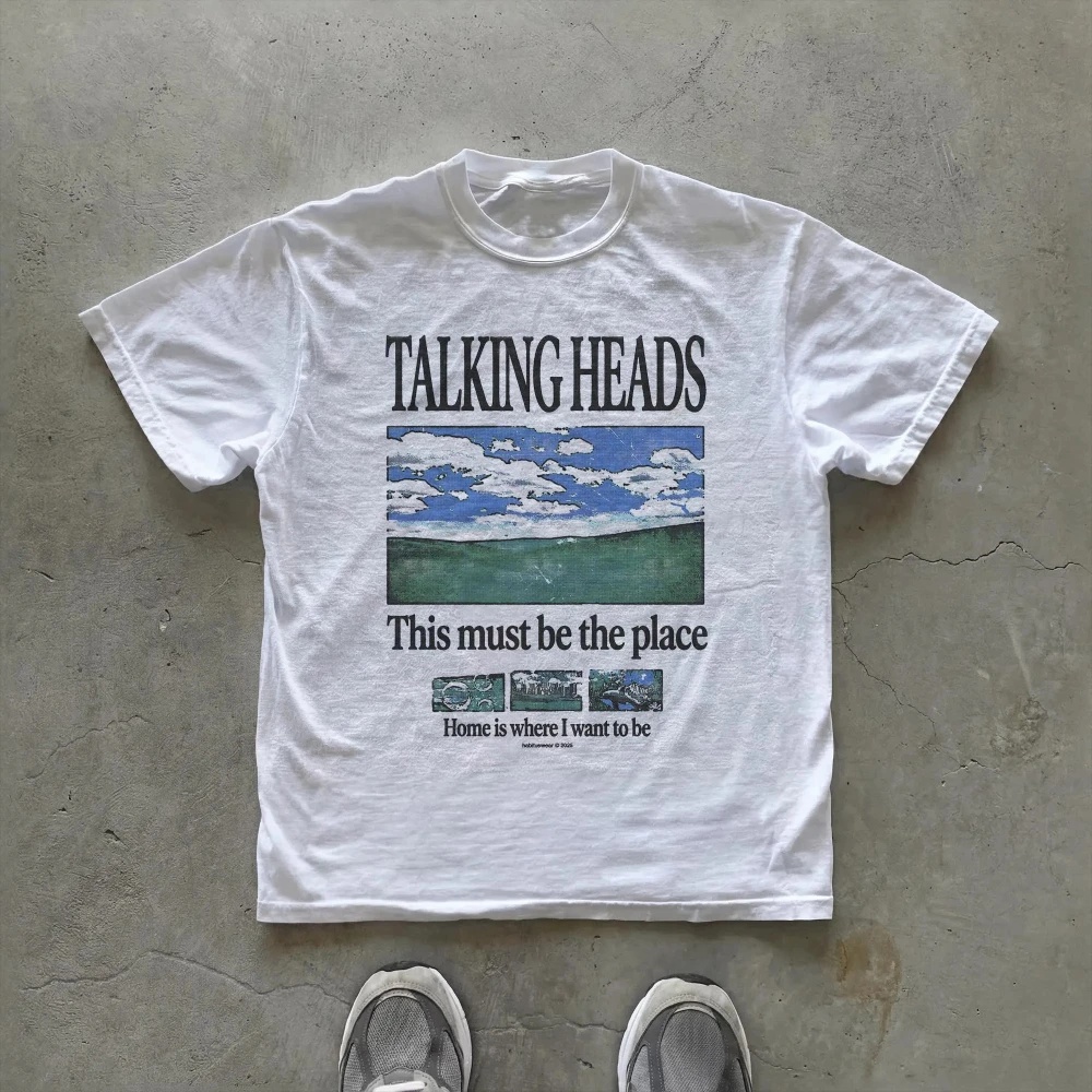 Talking Heads Graphic T-Shirt  - Summer Clothing Places recension och pris