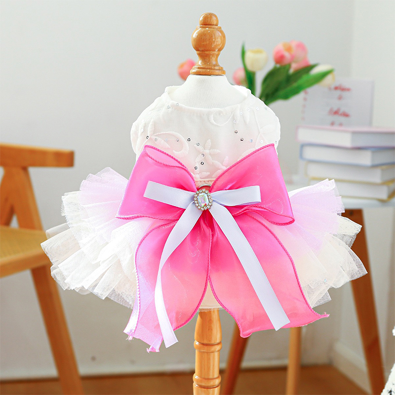 Rose Bow Knot Summer Dresses f - Summer Rose Clothing recension och pris
