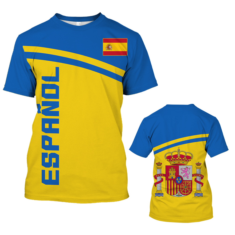 2026VintageSpain T-shirt for 3 - Summer Clothing In Spanish recension och pris
