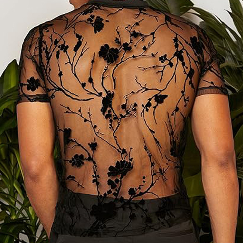 Summer Men's Clothing Mesh Lac - Summer Rose Clothing recension och pris