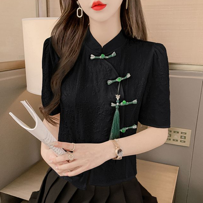 Vintage Blouses Women Fashion  - Summer Clothing Aesthetic recension och pris