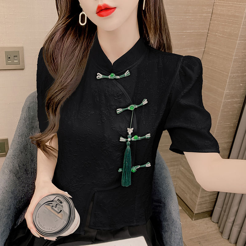 Vintage Blouses Women Fashion  - Summer Clothing Aesthetic recension och pris