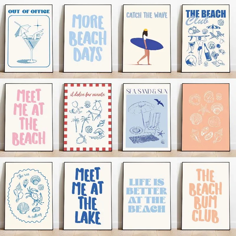 1pc framelessSeashells Meet Me - Summer Quotes recension och pris