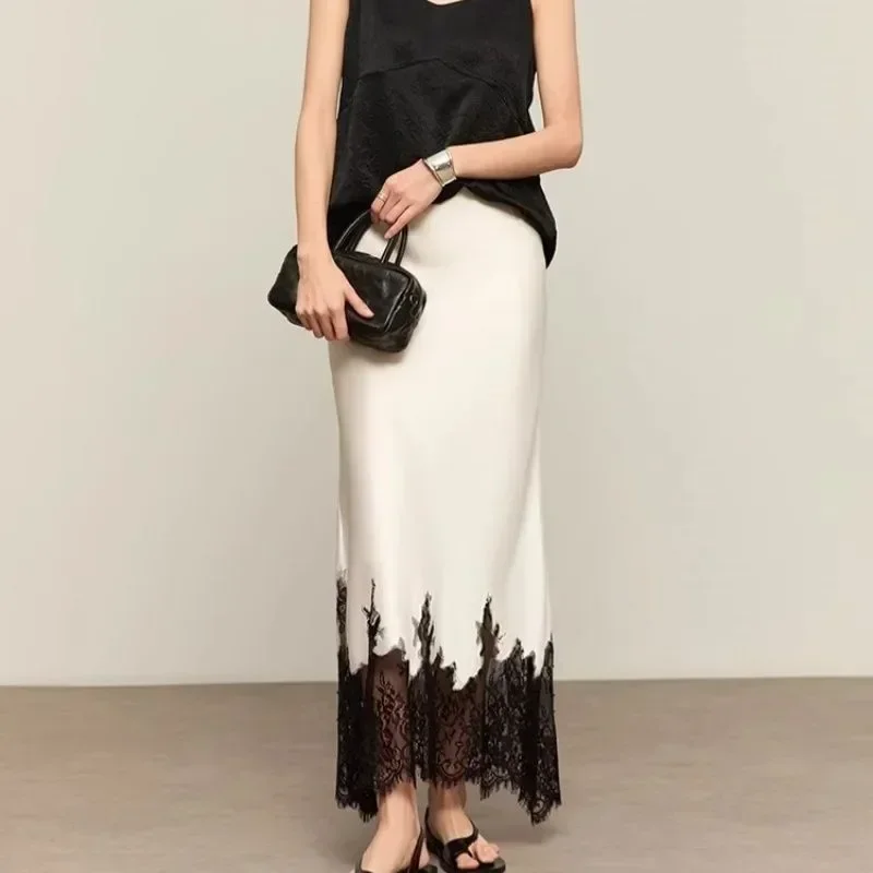 Fairy Lace-Trim Midi Skirt Hig - Summer Clothing Trends 2025 recension och pris