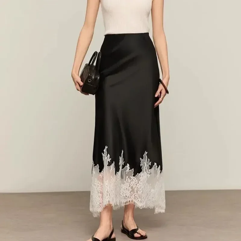 Fairy Lace-Trim Midi Skirt Hig - Summer Clothing Trends 2025 recension och pris