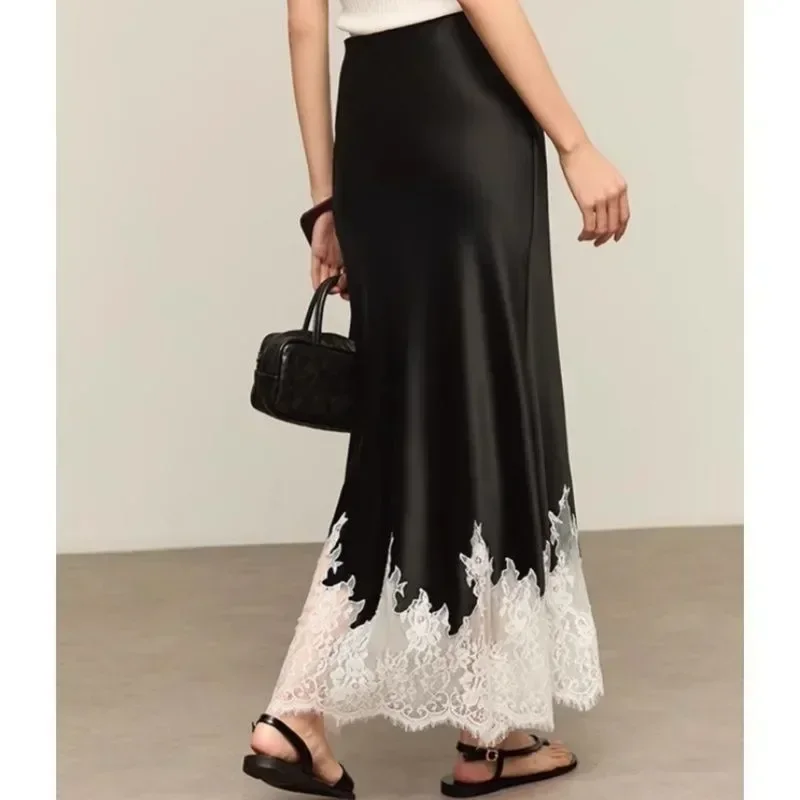 Fairy Lace-Trim Midi Skirt Hig - Summer Clothing Trends 2025 recension och pris