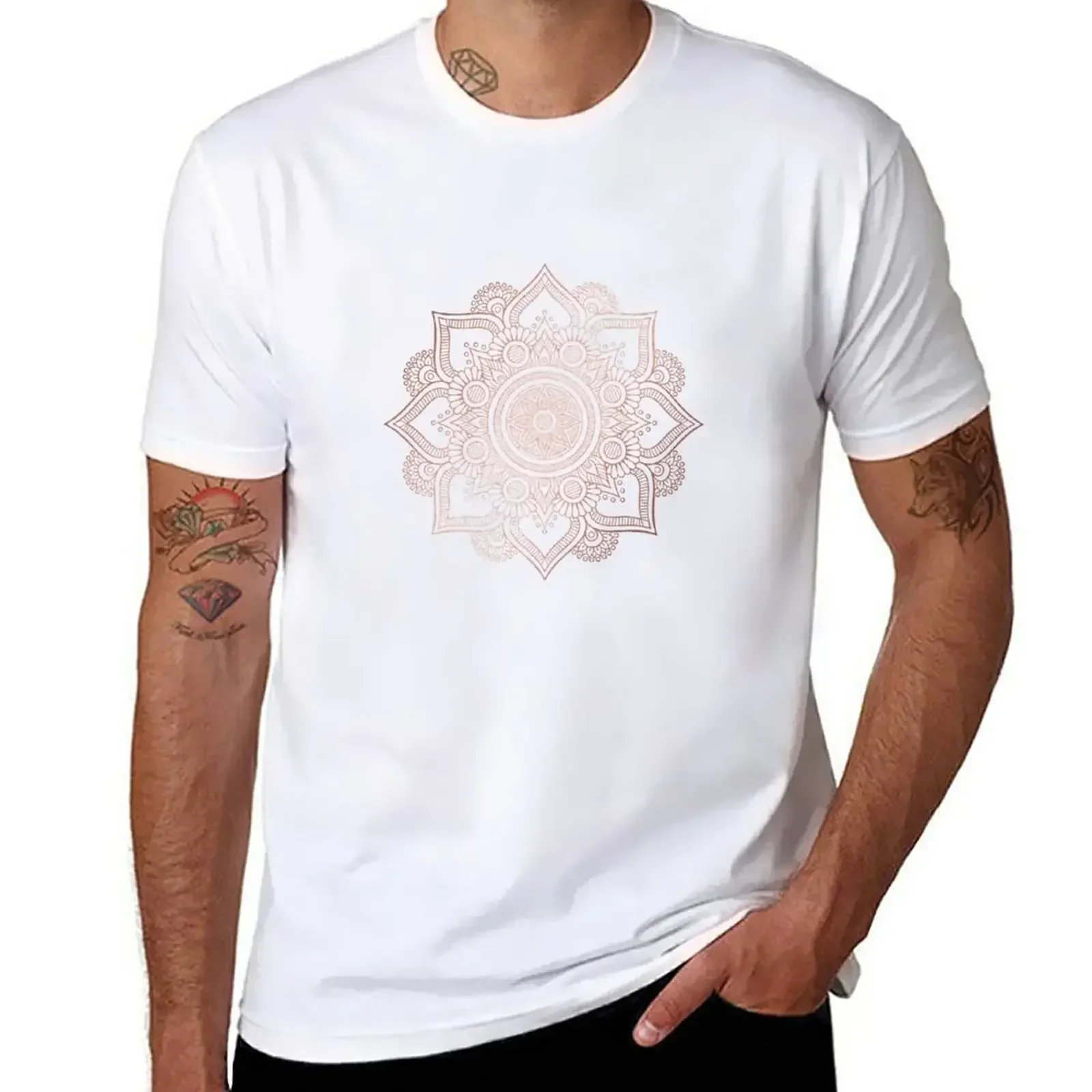Rose Gold Mandala T-Shirt tees - Summer Rose Clothing recension och pris
