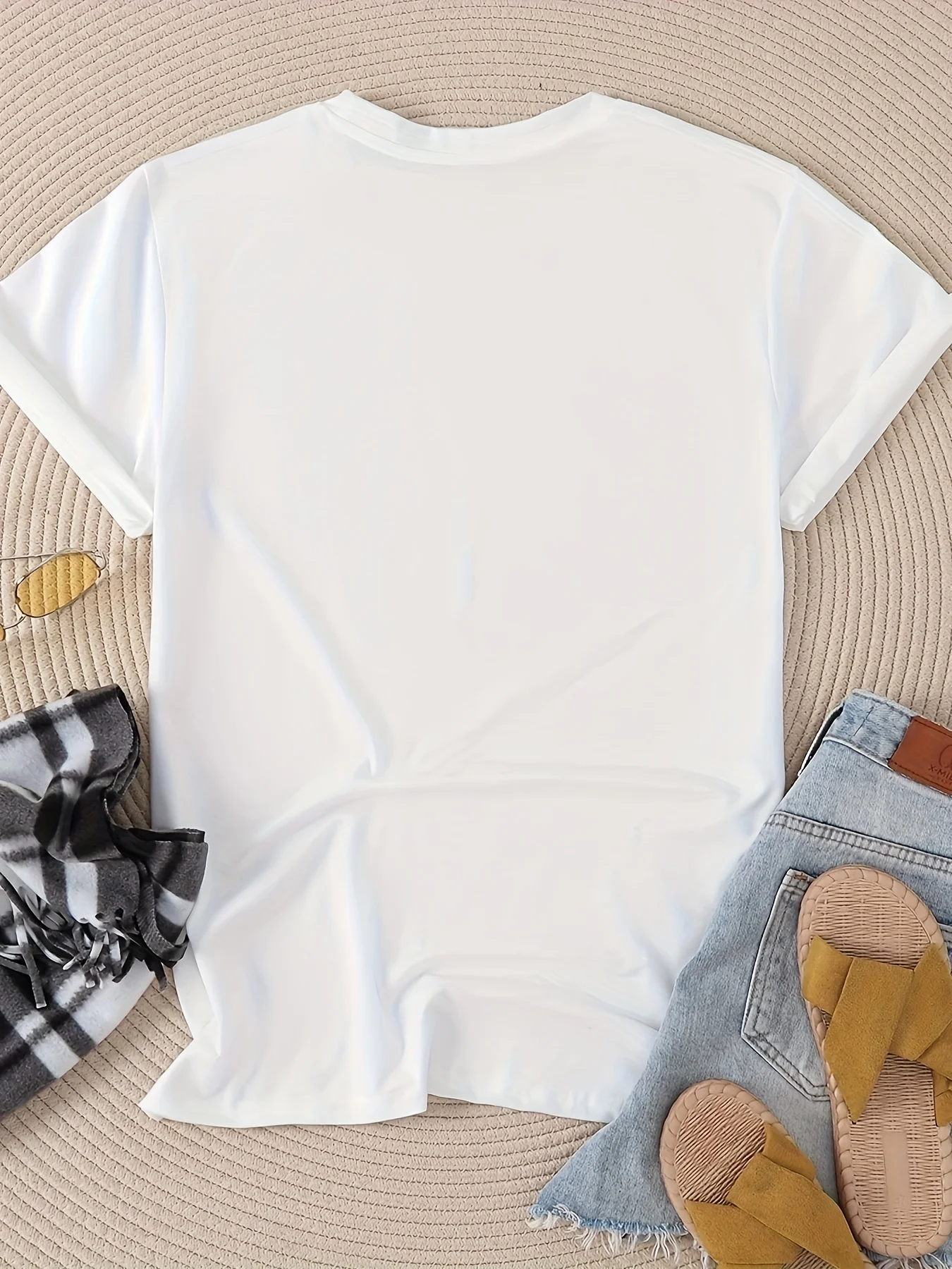 Lemon Print T-shirt Short Slee - Summer Clothing Aesthetic recension och pris