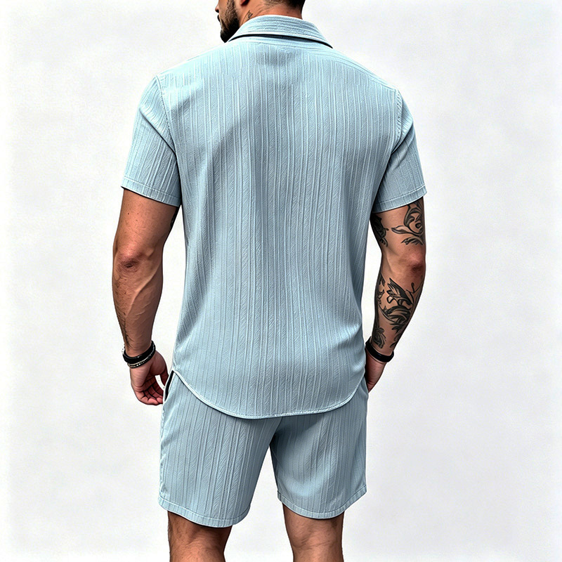2026 New Men Vertical Wrinkle  - Summer Clothing Haul recension och pris