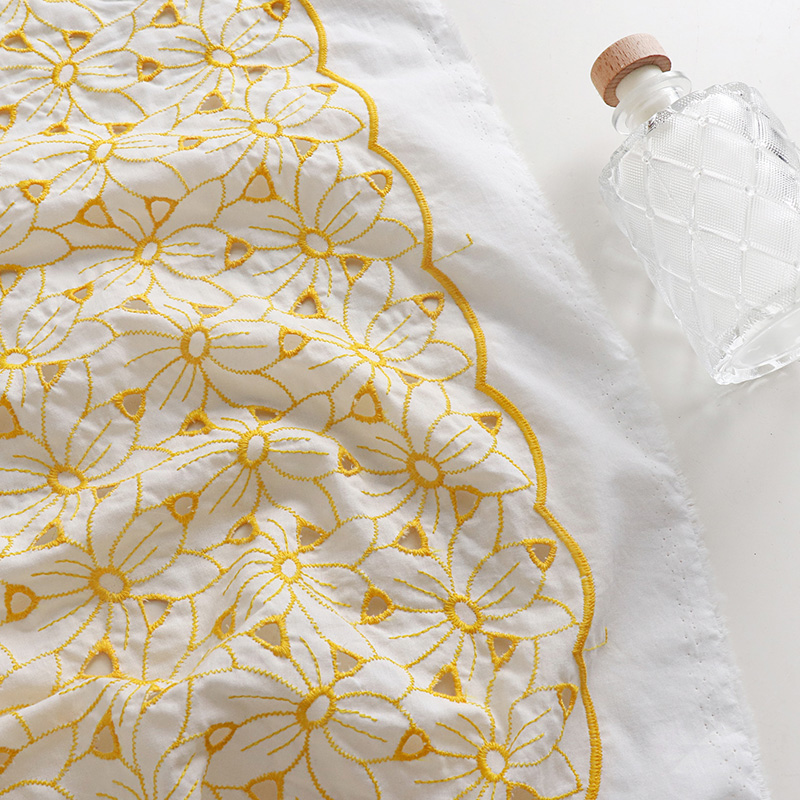 High quality cotton tecido Yel - Soft Summer Yellow Clothing recension och pris