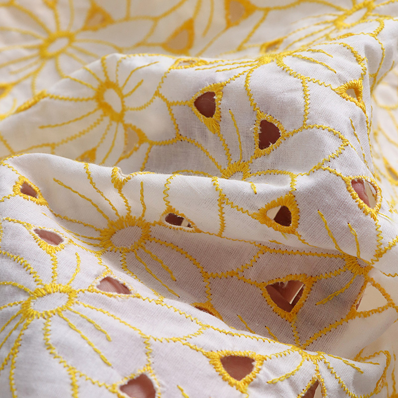 High quality cotton tecido Yel - Soft Summer Yellow Clothing recension och pris
